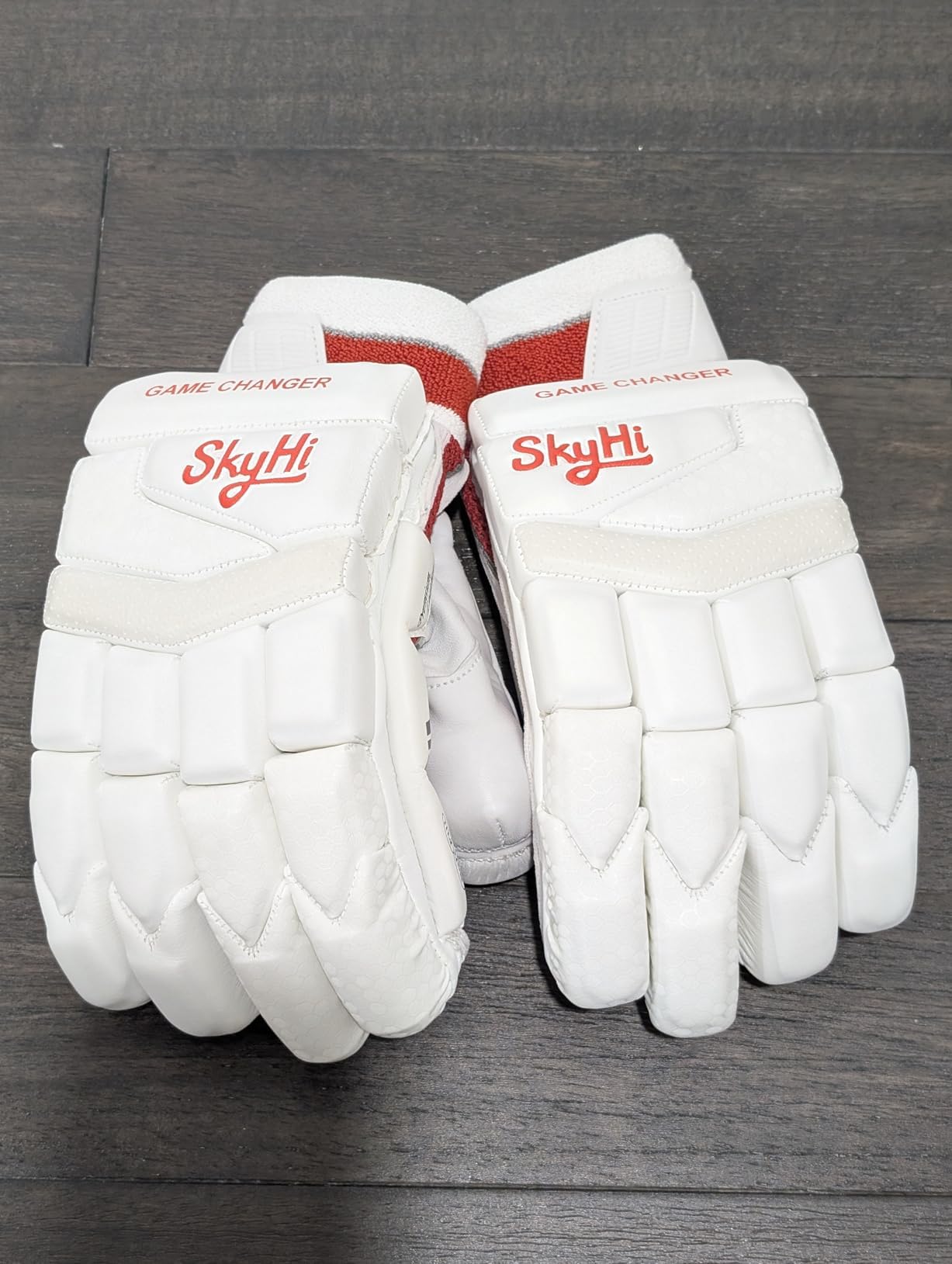 Skyhi Gants de batteur de cricket Game Changer pour homme droitier et main gauche