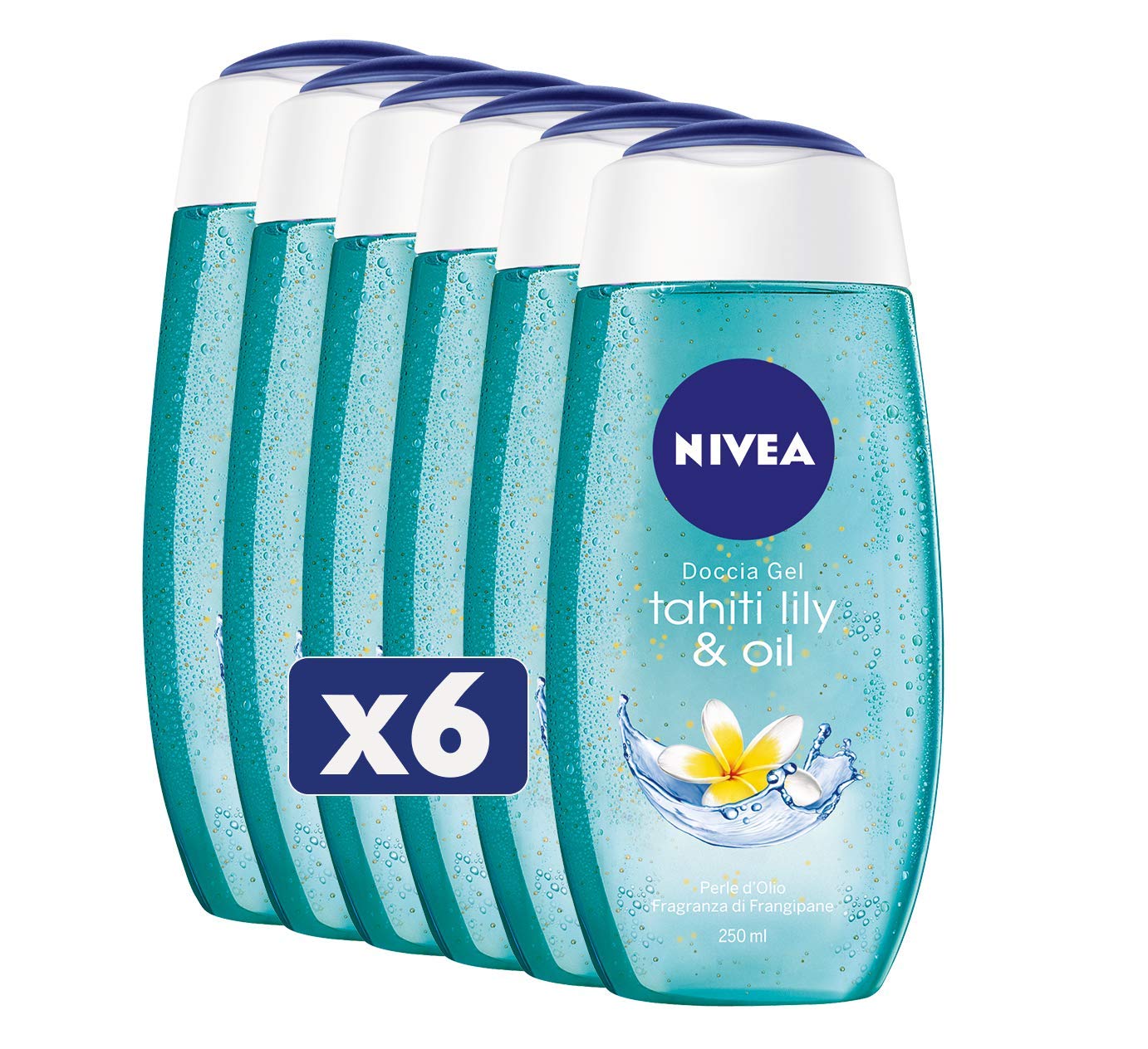 NIVEAShower, 6 Packs of 250 ml