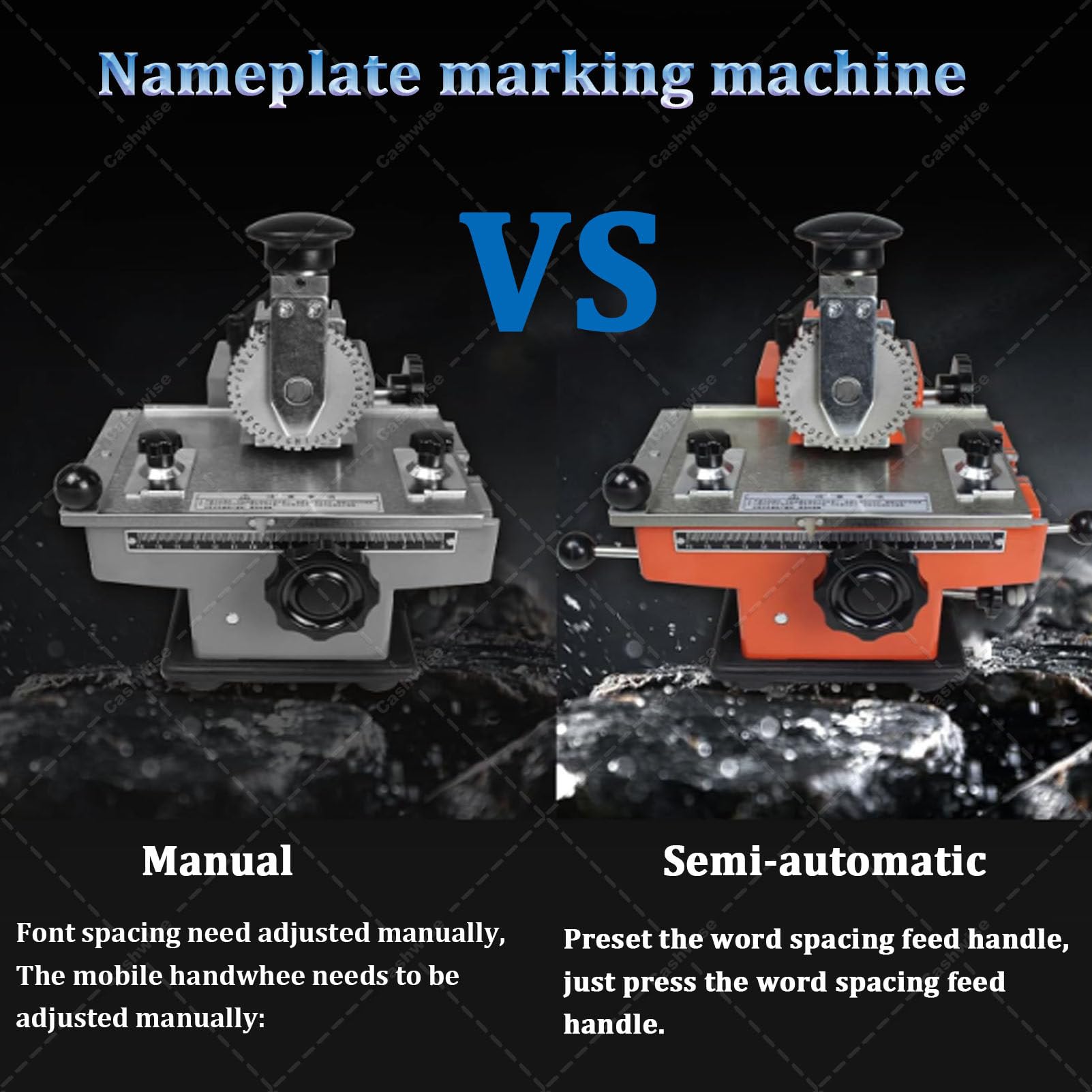 Macchina per la stampa di targhette metalliche, macchina semiautomatica per la stampa a rilievo di metalli, stampante per targhette identificative industriali, etichette per beni e targhette 3mm
