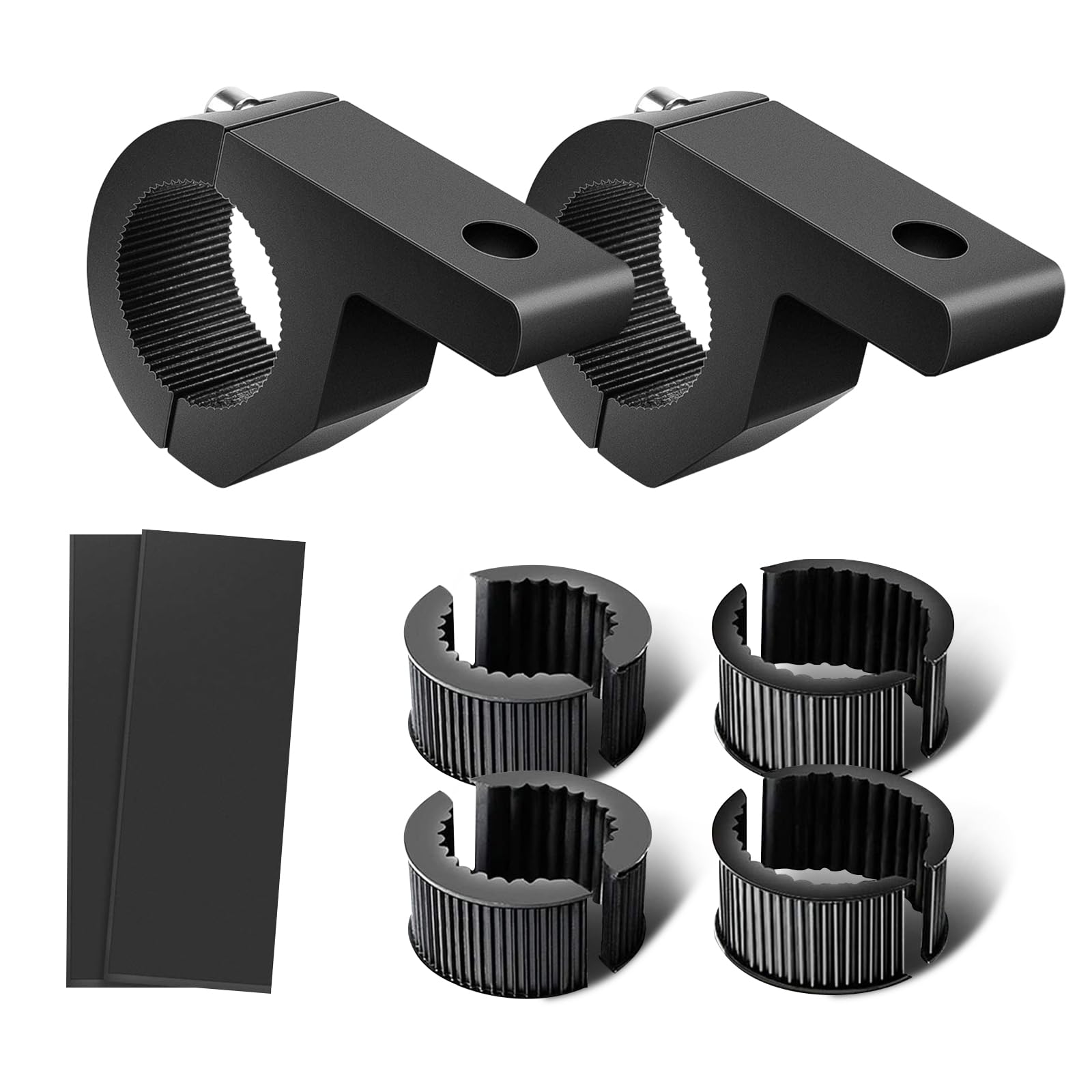 Chelhead Light Bar Mount Kit 19-32mm 2 Pcs Universal Work Light Mounting Bracket Suitable for off-road vehicles motor trucks beach trucks boats etc