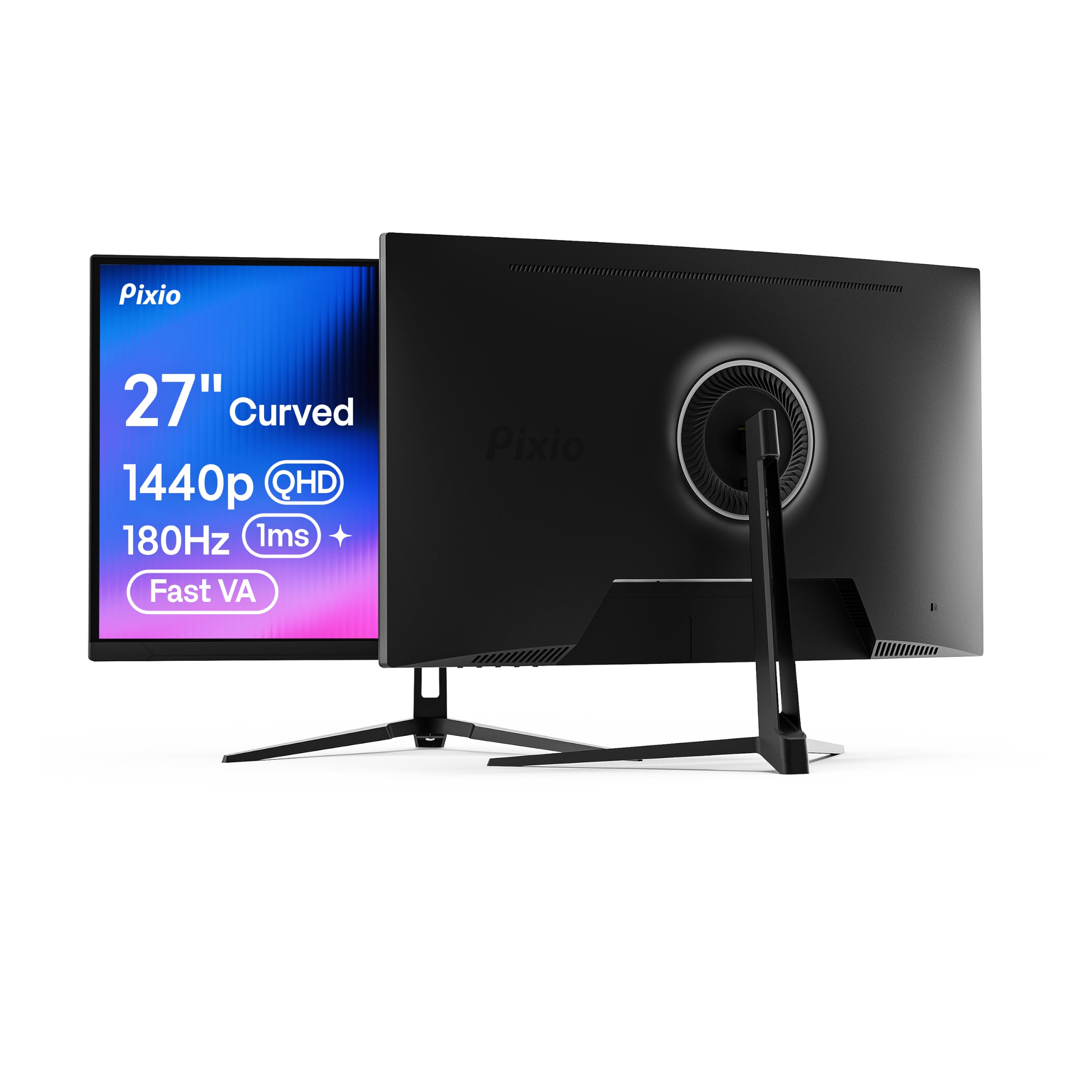 Amazon.com: Pixio PXC278 Wave 27 inch 180Hz Refresh Rate QHD 1440p