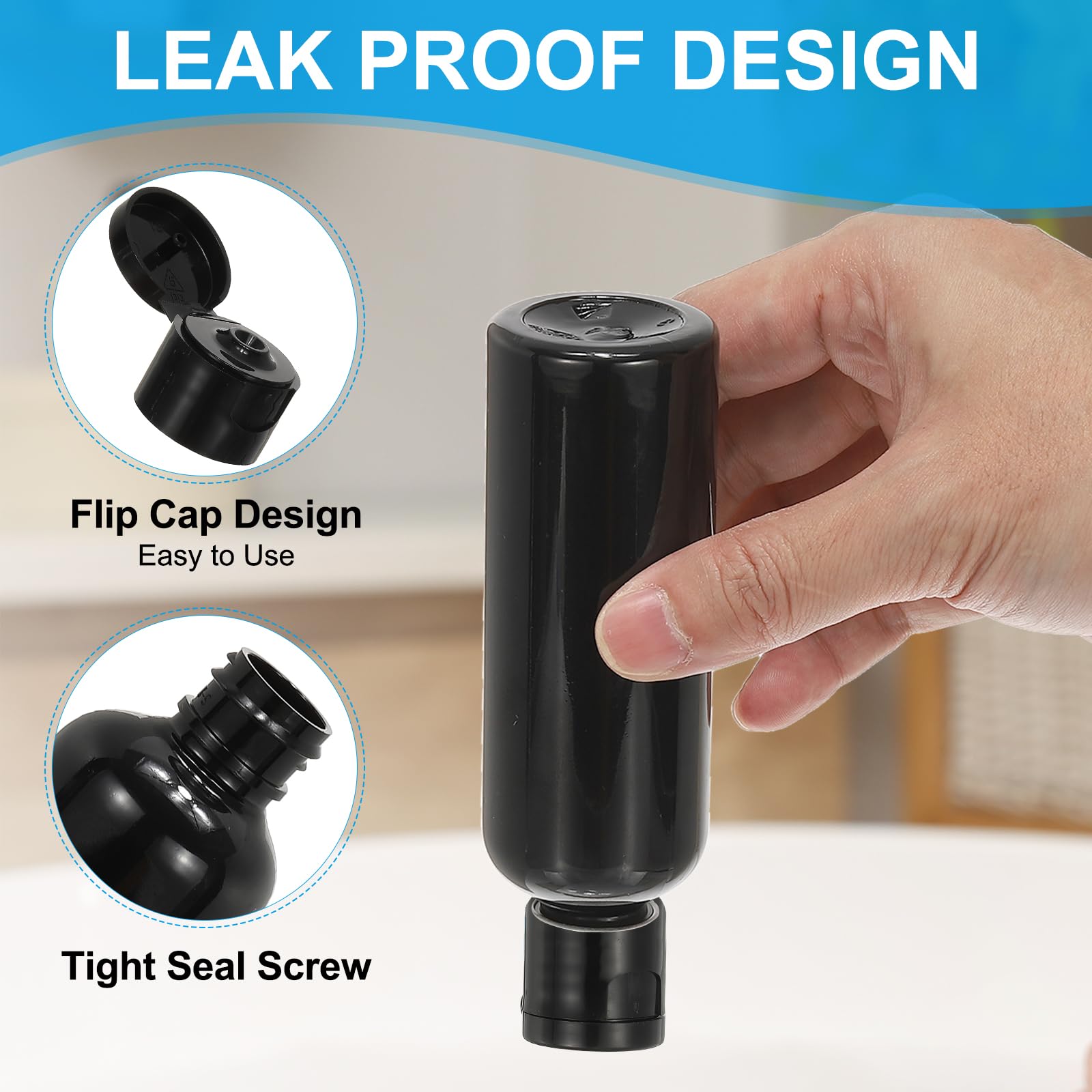 PATIKIL Travel Bottles with Flip Cap - Image 4