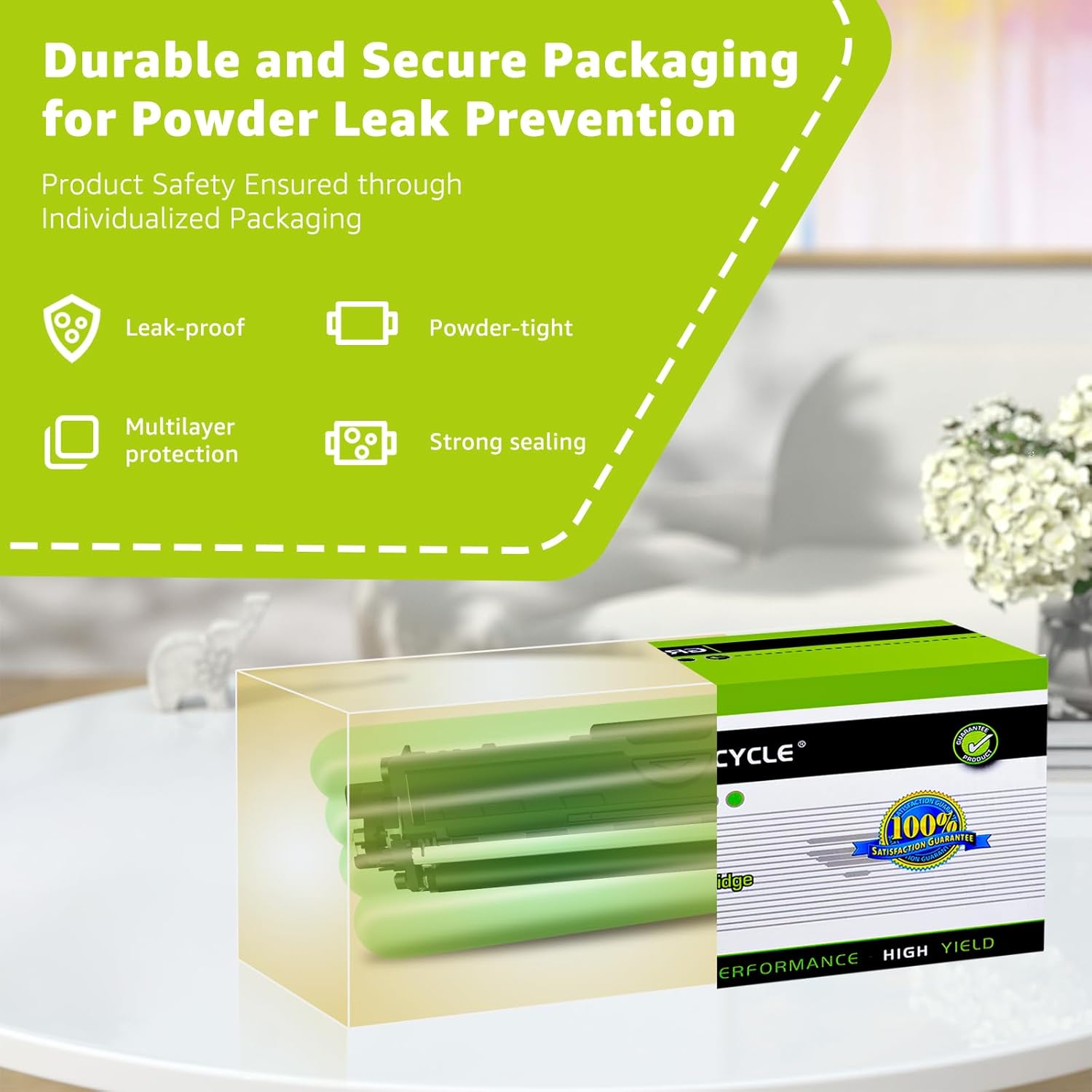 greencycle TN225 TN221 Toner Cartridge Compatible Replacement for Brother TN 225 TN 221 Use with MFC-9130CW HL-3170CDW HL-3180CDW MFC-9340CDW MFC-9330CDW (1 Black 1 Cyan 1 Magenta 1 Yellow , 4 Pack) - Image 7