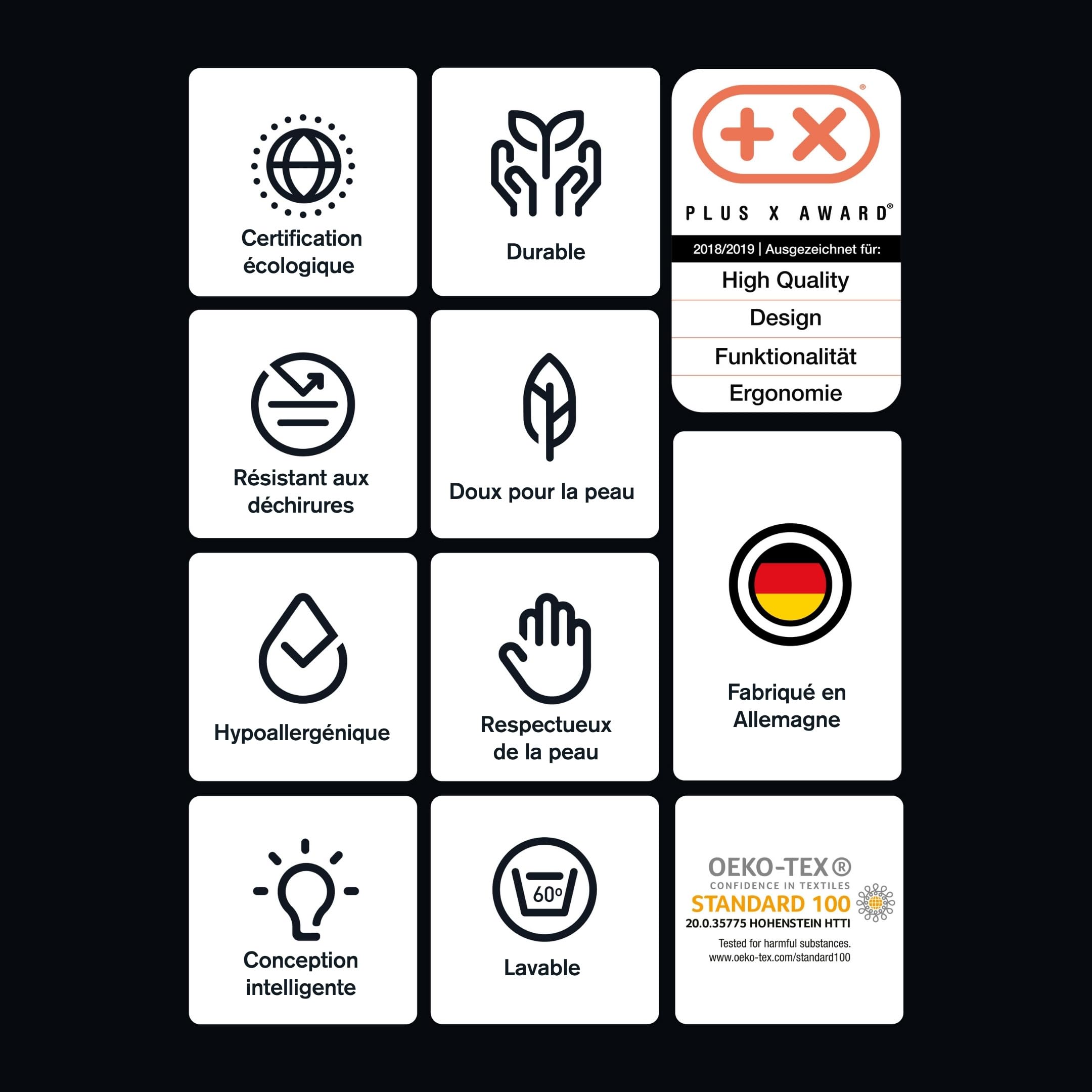 FLEXVIT Bande de résistance – Bandes de fitness pour un entraînement efficace de tout le corps, HIT, coordination, stabilisation et force de saut, 4 niveaux de résistance, débutants et professionnels
