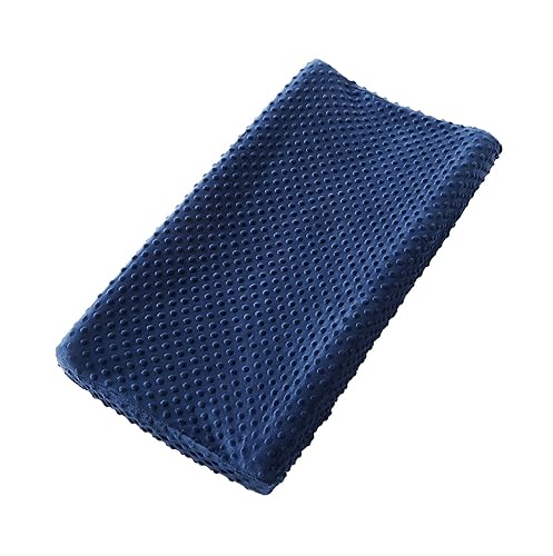 Miniatura 7 de Funda para cambiador de bebé, súper suave Minky Dot para cambiador de pañales para bebés niñas y niños, ultra cómoda, segura para bebés, se adapta a