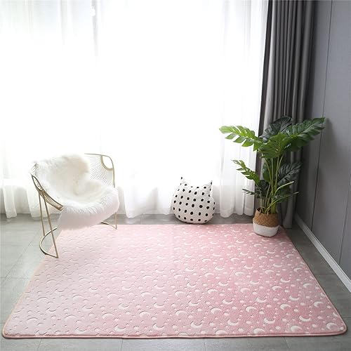 Miniatura 27 de Alfombra luminosa que brilla en la oscuridad para dormitorio, sala de estar, única, suave, lavable, moderna, alfombra de interior para dormitorio
