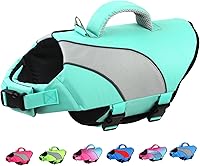 Doglay Dog Life Jacket: Reflective High Buoyancy Vest with Rescue Handle & D-Ring for Swimming, Boating Small to Large Dogs