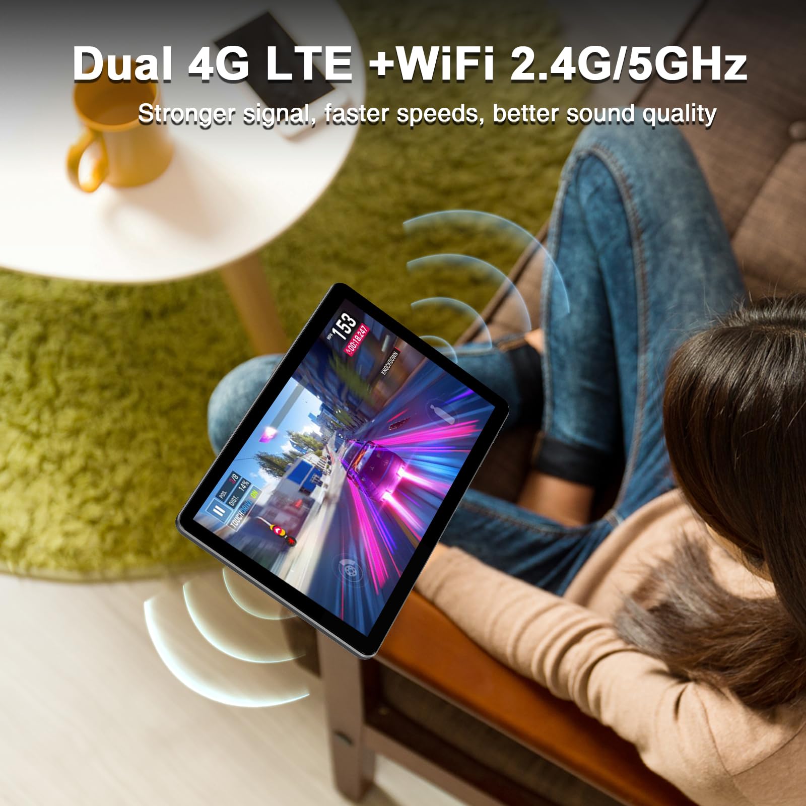 DOOGEE T10W 10 Inch Tablet with SIM Card Slot - 8000mAh Battery