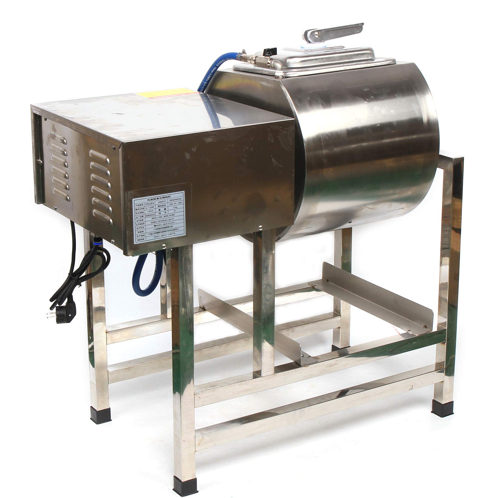 Elektrische Fleischmischer, 38L Elektrische Fleischsalzmaschine, 200W 220V Tischkutter Edelstahl Mischer, Computersteuerung, Fleischmischer Fleischerei