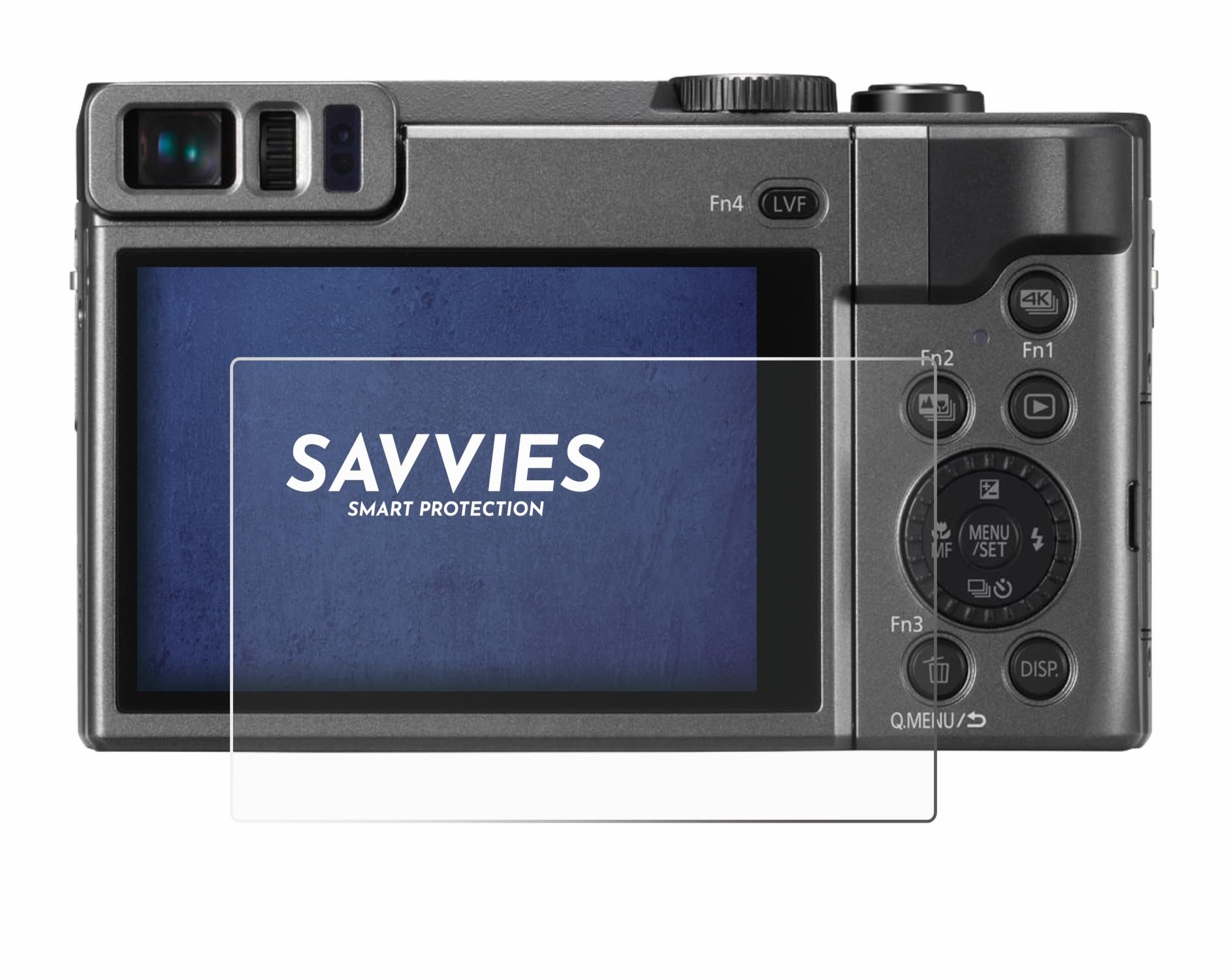 6 Pellicole Protettive Savvies Per Panasonic Lumix DC-TZ90/TZ96/TZ99 – Trasparenti E Antiurto