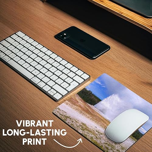 Miniatura 6 de 3dRose LLC Alfombrilla de ratón del Parque Nacional Yellowstone de 8 x 8 x 0,25 pulgadas (mp_26403_1)