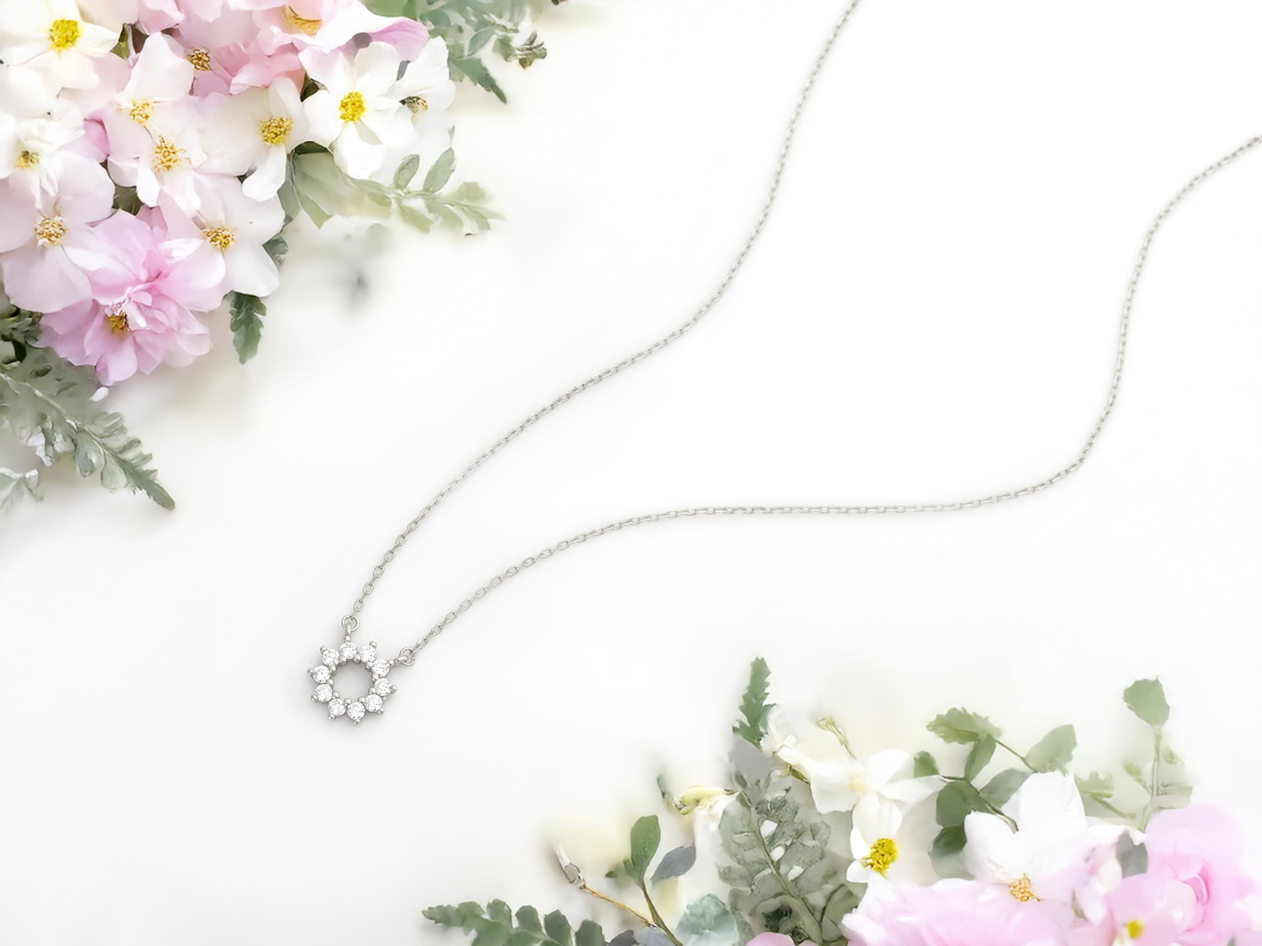 Sofia Milani - Collar para Mujeres en Plata de Ley 925 - con Circonita - Colgante de Estrella Sol