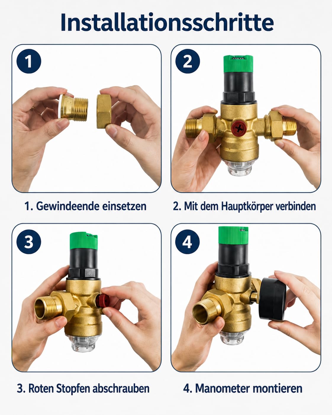 Filtr dokładny do płukania z adapterem: 1" - G3/4" MNPT kran filtr wody kombinacja filtrów wielokrotnego użytku do filtracji wody pitnej wąż do wody pitnej (3/4 cala + manometr)