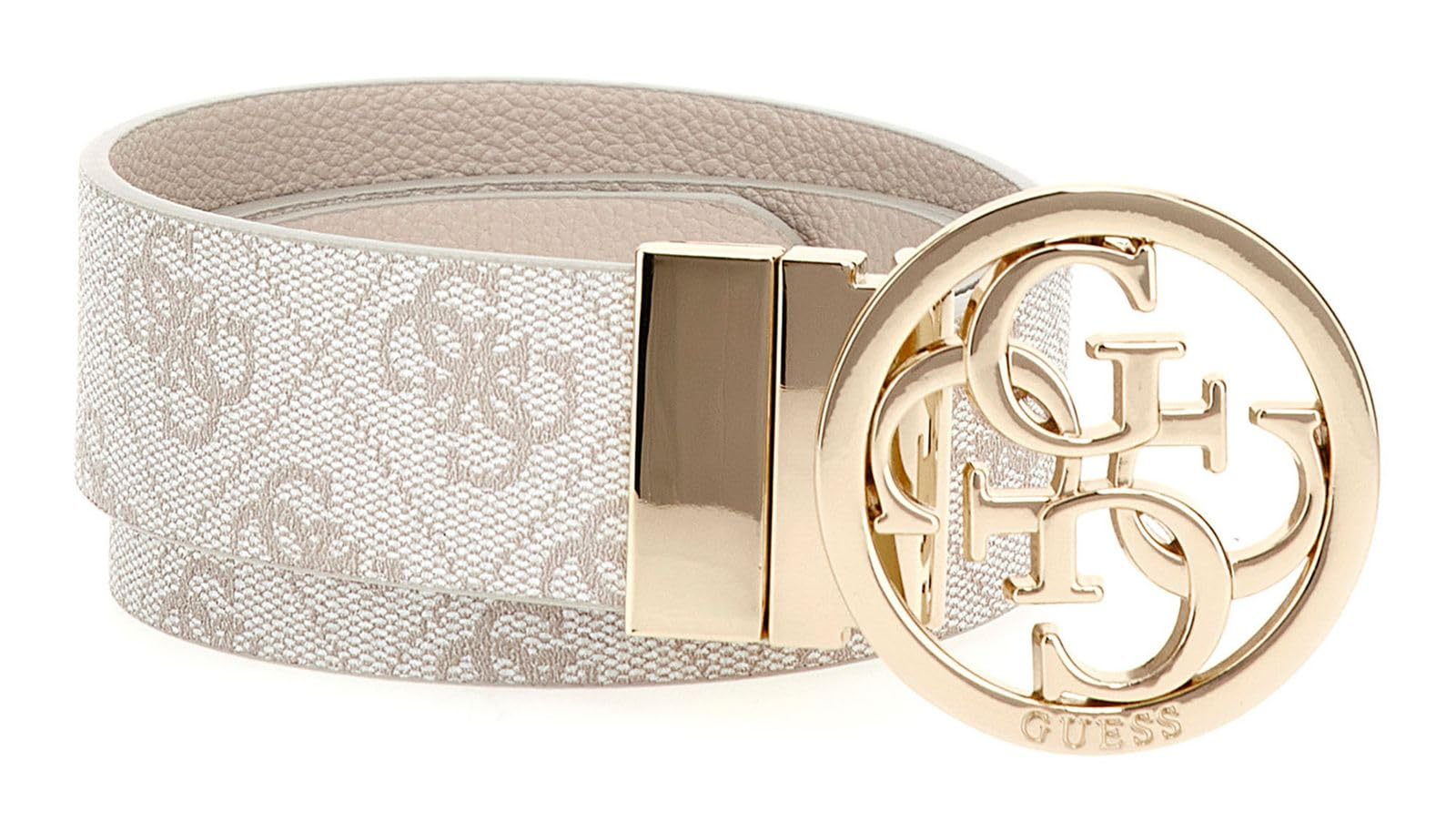 GUESS Noelle Nolana Belt W95 Bone Logo - Cut to Size