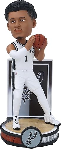 Victor Wembanyama San Antonio Spurs Serie de Banderas Bobblehead de Baloncesto de la NBA