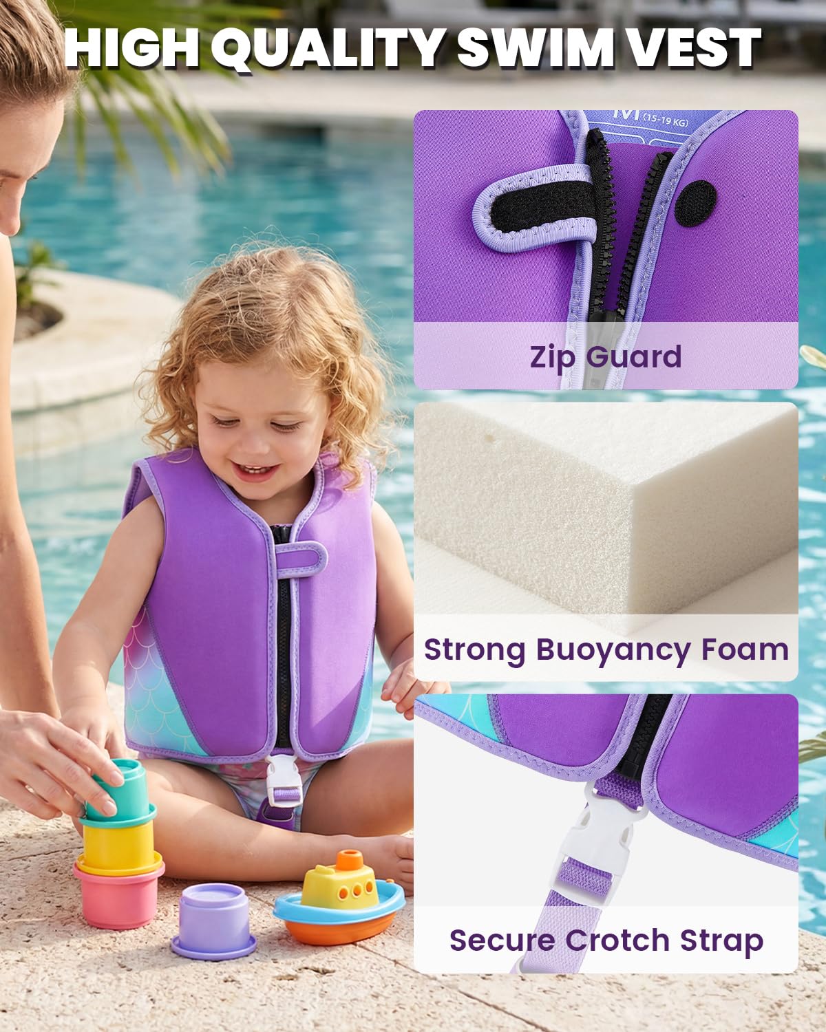 Giacca da allenamento in neoprene per bambini e bambine