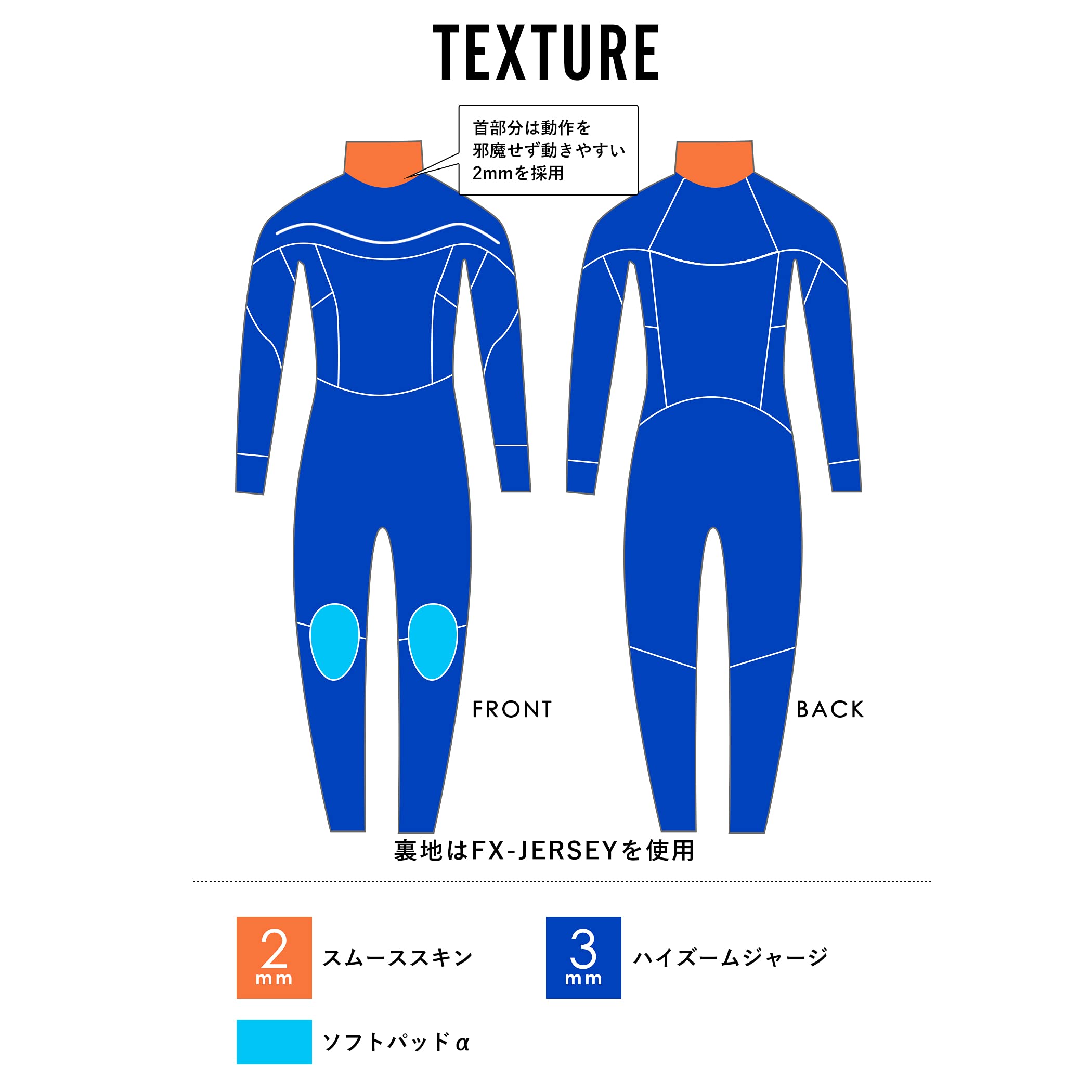 Amazon | FELLOW ウェットスーツ フルスーツ ロングチェストジップ