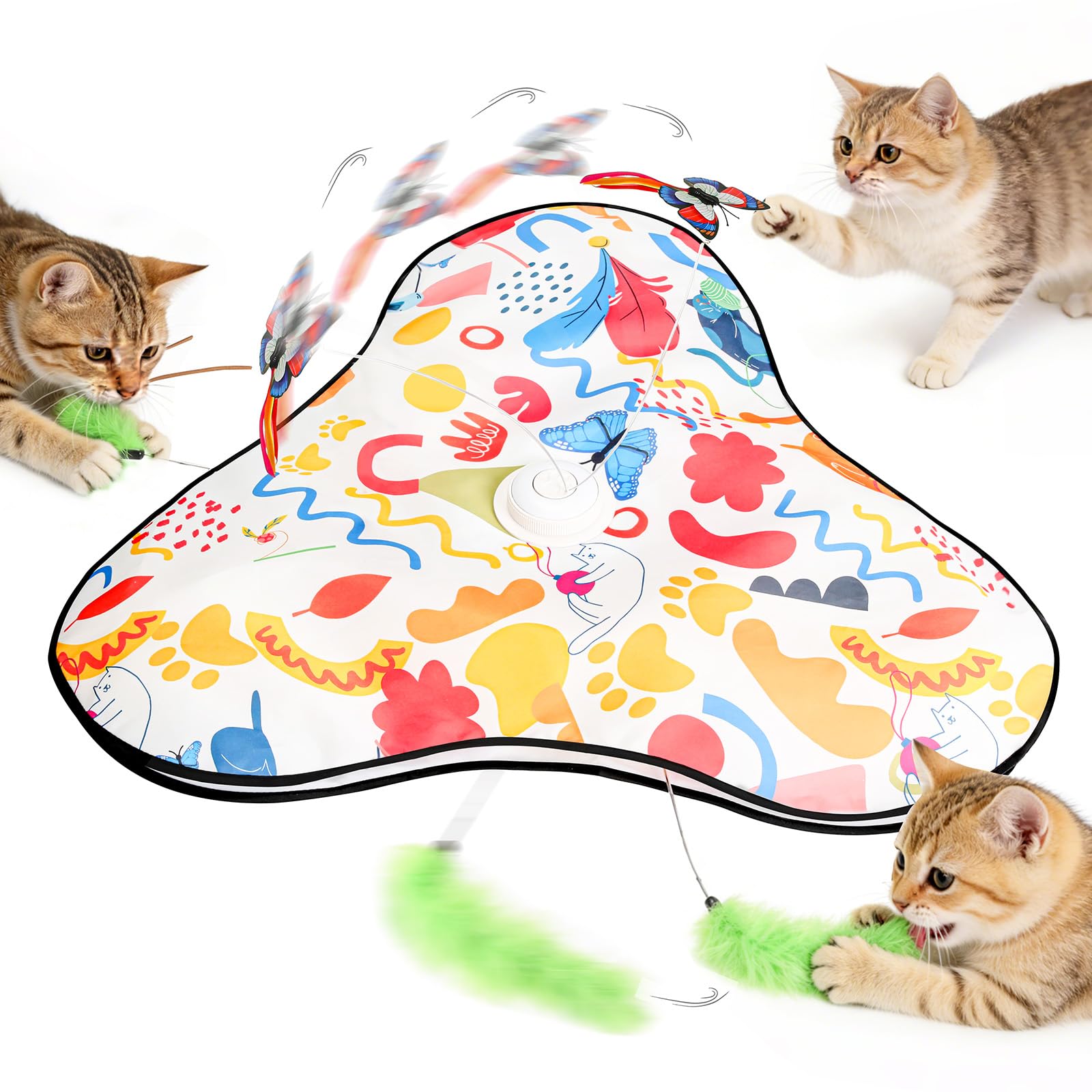 Cat toys interactivos para evitar el aburrimiento en gatos con carga USB rápida