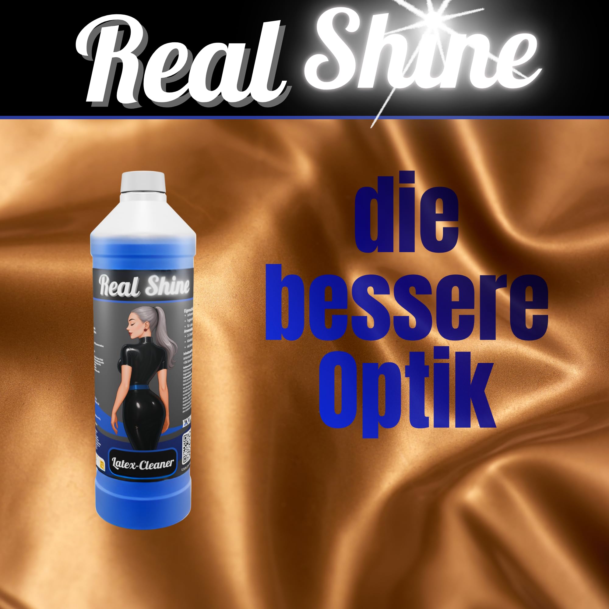 Optimal Products Special Latex Cleaner 5 l I Lessive pour latex avec brillance I Nettoyant latex inodore végétalien I Lessive spéciale pour vêtements en latex I Nettoyant également pour caoutchouc et