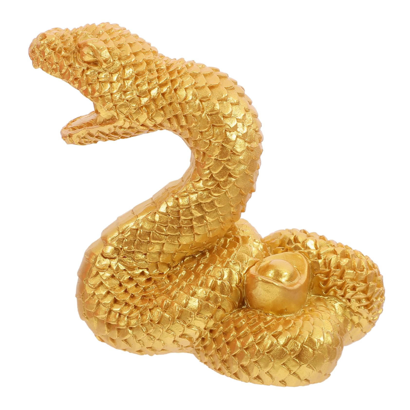 Amazon.co.jp: Luxshiny 元宝蛇置物 六号色蛇彫像 樹脂工芸品 家