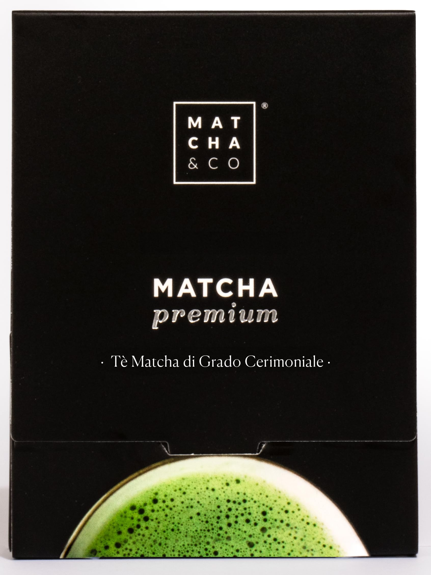 Matcha Premium Sticks to Go x 18, 18 monodosi di tè Matcha, grado premium cerimoniale, in polvere biologica dal Giappone, 100% naturale, tè verde, 18 g