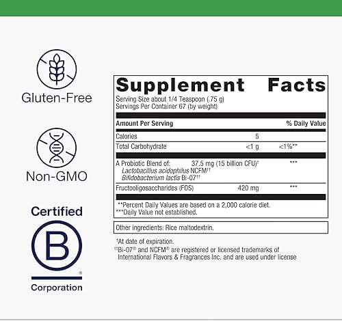 Miniatura 2 de Metagenics UltraFlora Synergy - Probióticos en polvo - Probiótico ultra flora - para la salud inmunológica y apoyo digestivo* - Sin OMG - Sin gluten