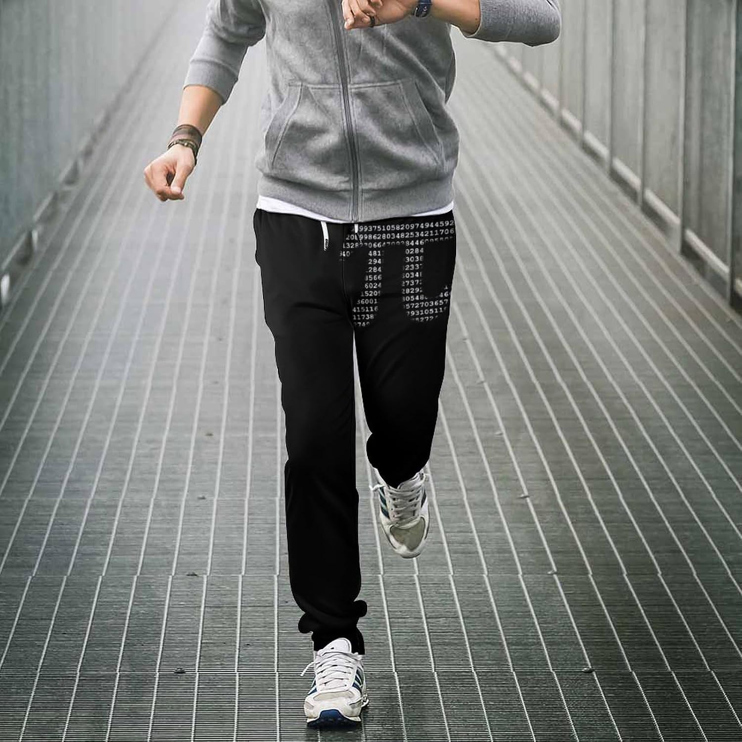 Pi Mathematical Symbol Men's Sweatpants Novelty Jogging Pants Sports Running Bottoms Trousers Women
