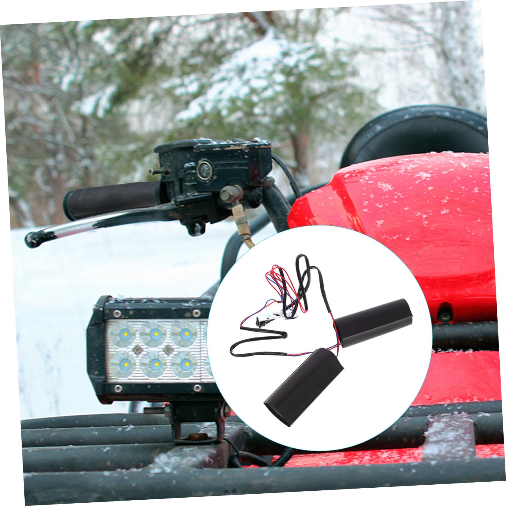 3paia Manopole Riscaldate Per Coprimanopole Antivibrazioni Regolabili Con Controllo Temperatura Per Comfort Inverno