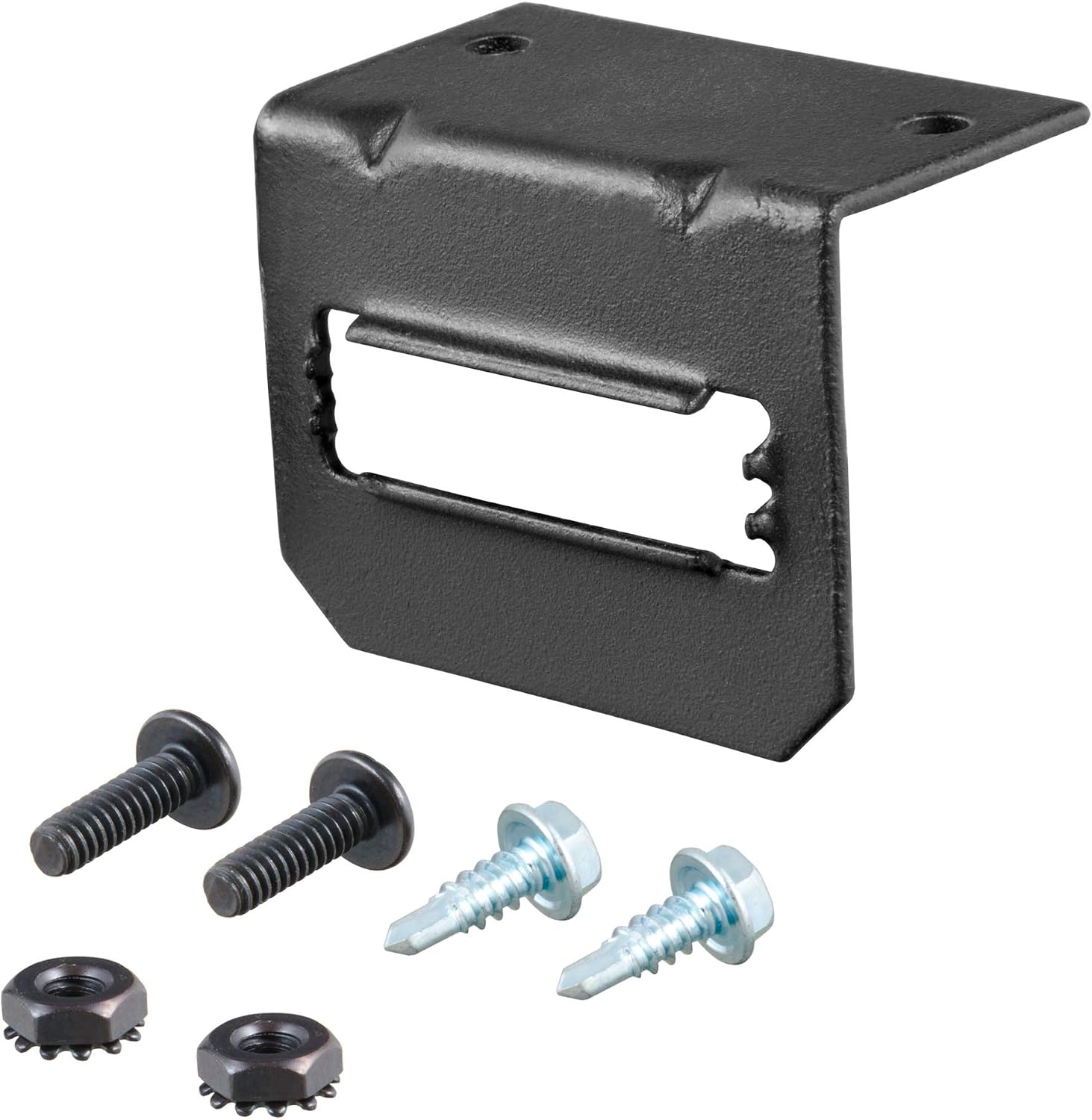 CURT 58303 Vehicle-Side Trailer Wiring Harness Mounting Bracket for 5-Way Flat