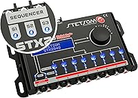 Vista 2 de Stetsom STX 2848 PRO - DSP Crossover & Equalizer 8 Channel Full Digital Signal Processor (Sequencer) 2.8, Audio Processor, Limiter, Sequencer, 2 RCA