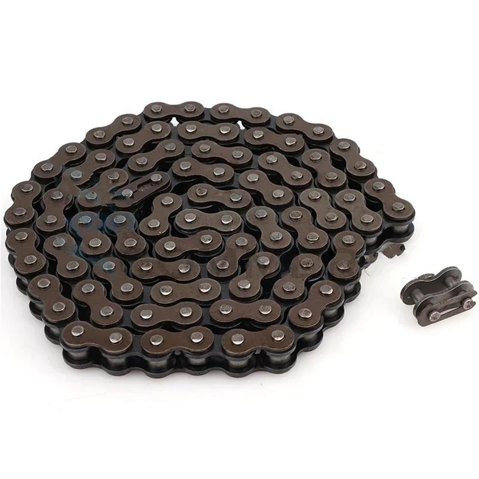 Cadena Cadenas para motocicleta 520 de 96L/108L/116L/120L con eslabón de cadena, aptas para ATV, UTV, buggy, quad, motocross(520-116L)