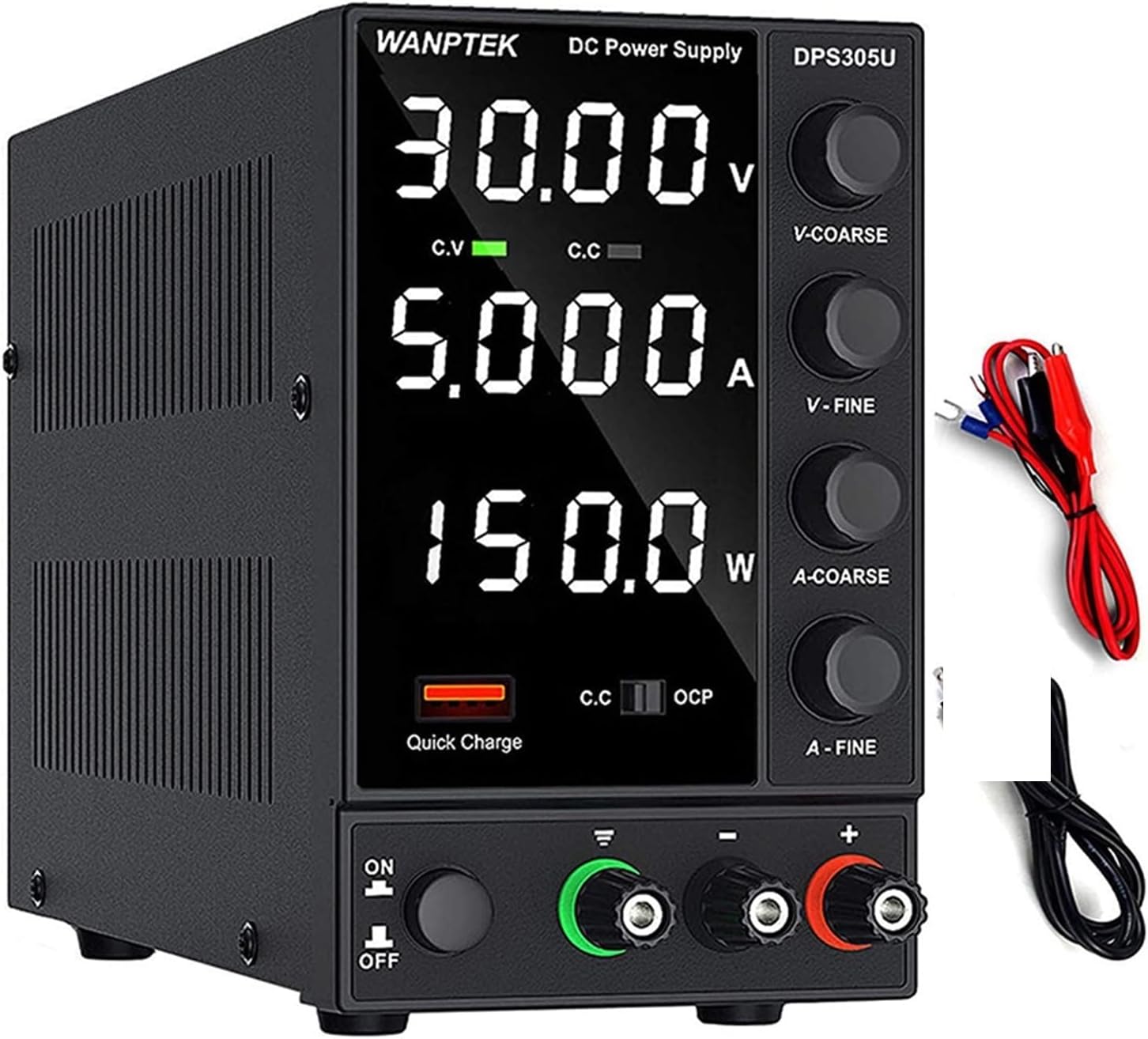VCHICS DPS305U DC Power Supply with included cables