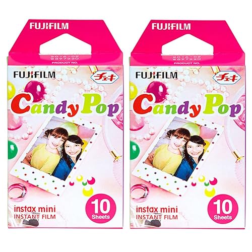 Fujifilm Instax Candy Pop Instant Film 2 Pack for Mini 8 Cameras 20 Sheets
