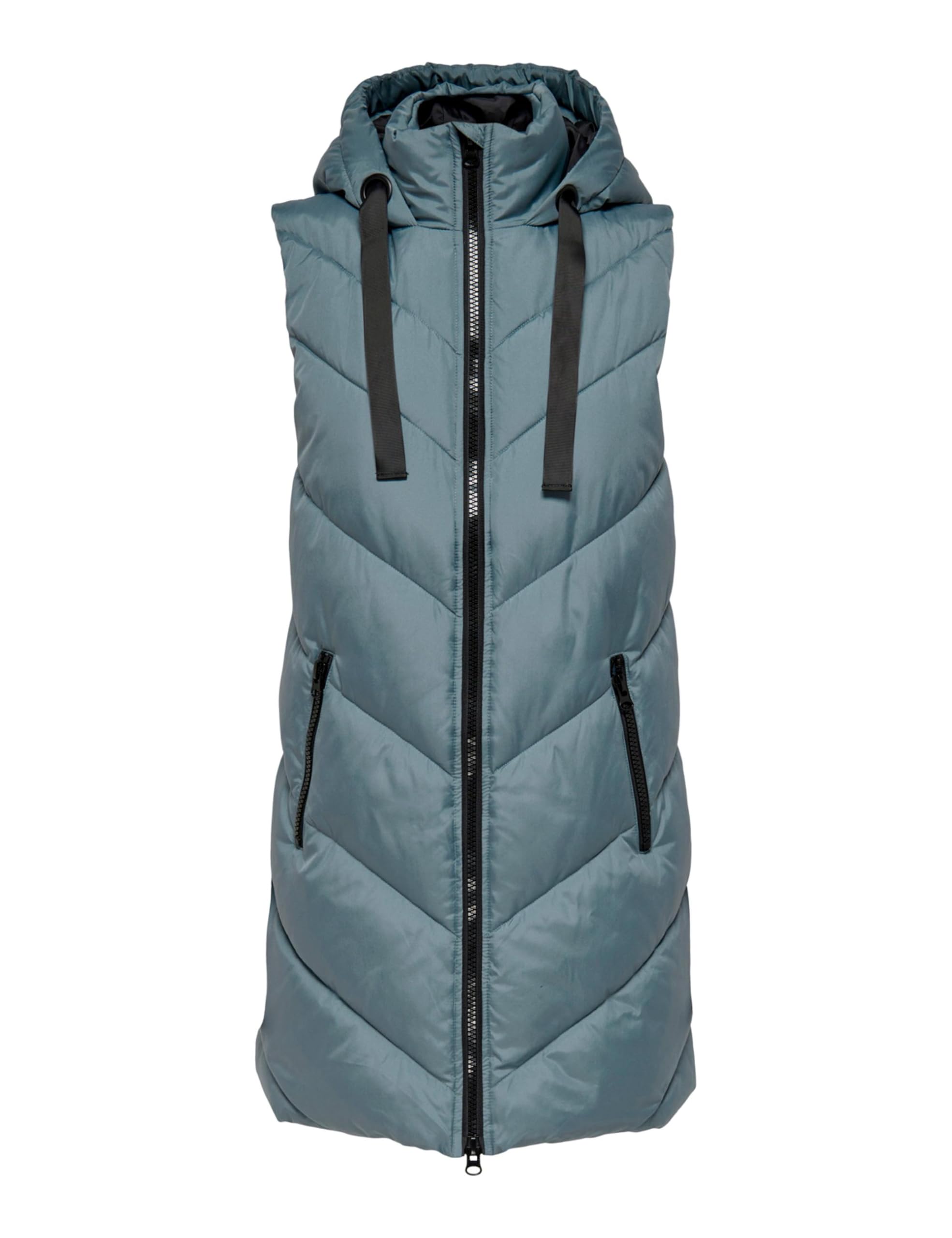 JDY Womens Jdyskylar Skylar Otw Noos Padded Hood Waistcoat, Stormy Weather, M UK