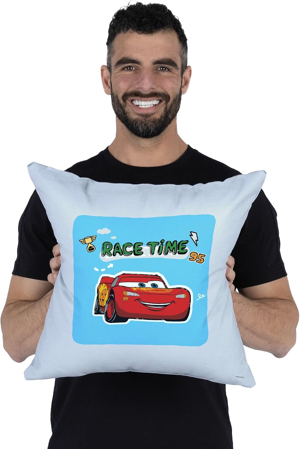 NORTHWEST Cars Pillow, 18" x 18", Race Time