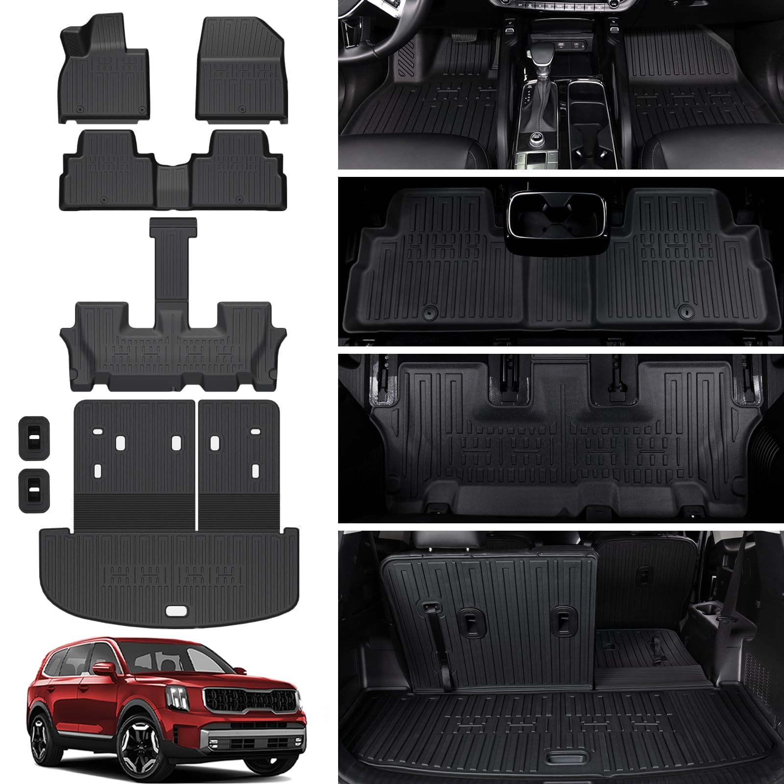 HOUCLEMIC Telluride Floor Mats Set