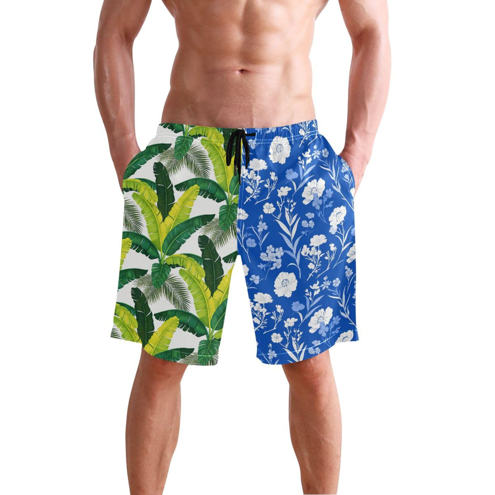 Short de bain athlétique bleu roi confortable pour glissades d'été - 8