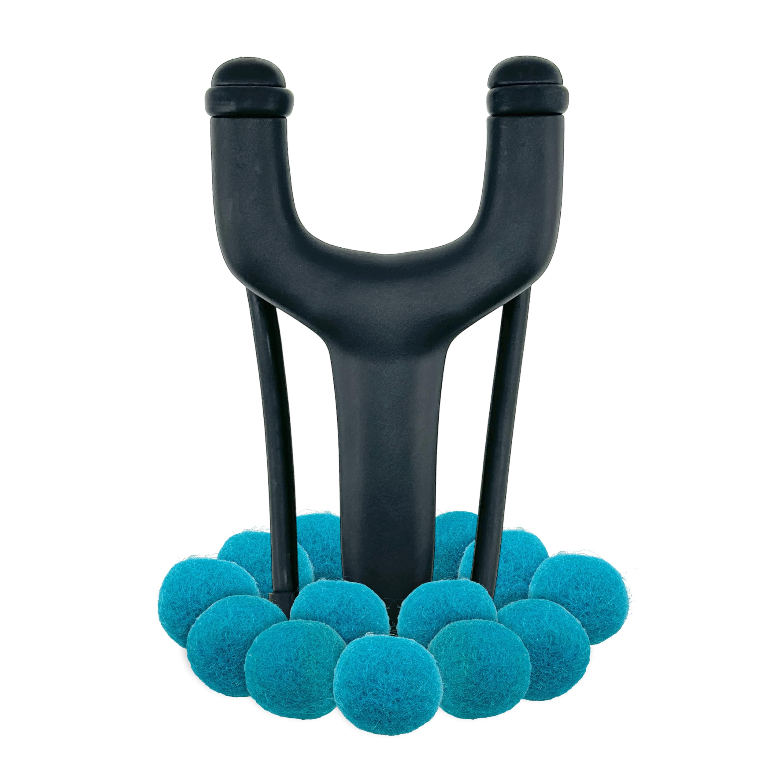 Black Trouble Maker Slingshot + Felt Ammo