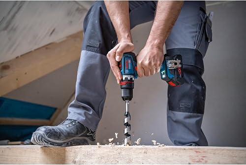 Bosch Professional 18V System Cordless Drill Driver GSR 18V-90 FC (FlexiClick System, Hard Torque of 64 Nm, brushless Motor, 2-Gear, incl. 1x GFA 18-M, 1x GFA 18-E, 1x GFA 18-W, L-BOXX) - 6