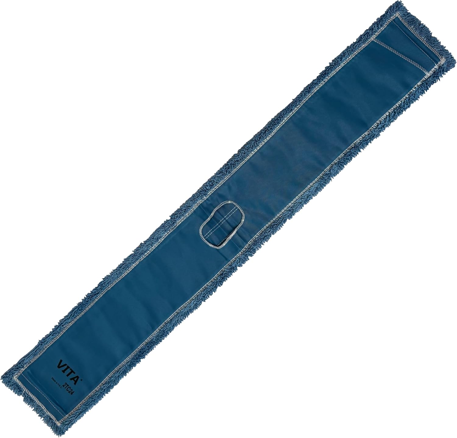 High-Performance Twisted-Loop Microfiber Dust Mop Kit: Superior Cleaning Efficiency - Blue 48 Inch