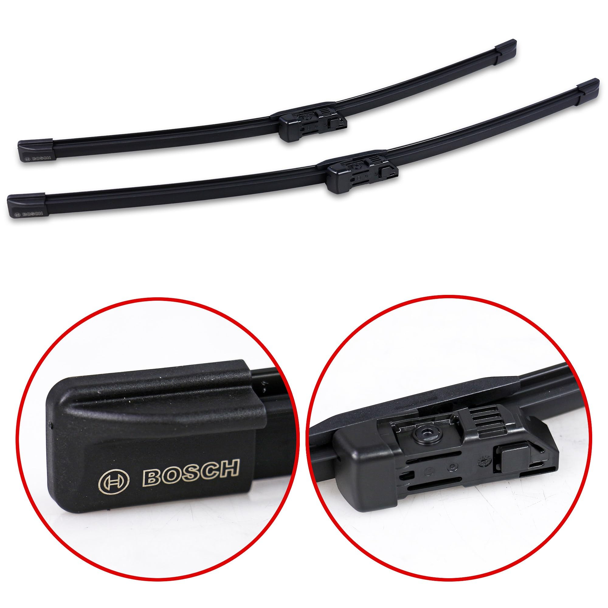 TERGI BOSCH AEROTWIN Coppia Tergicristalli A 974 S, 530mm E 475mm, Guida A Sinistra, Per SEAT E VW