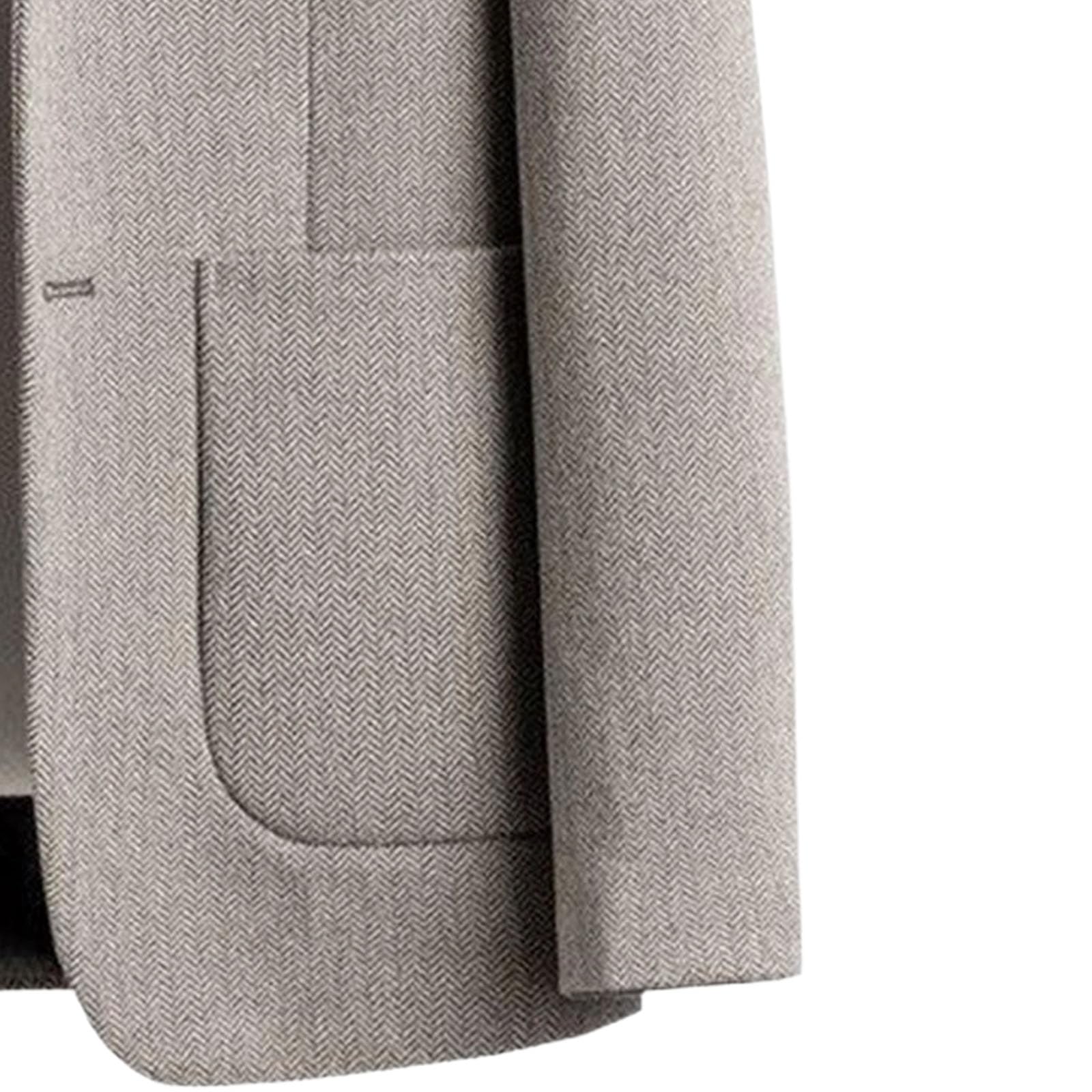 Blazer in tweed da uomo casual blazer slim fit sportivo leggero due bottoni giacche autunno lavoro ufficio blazer