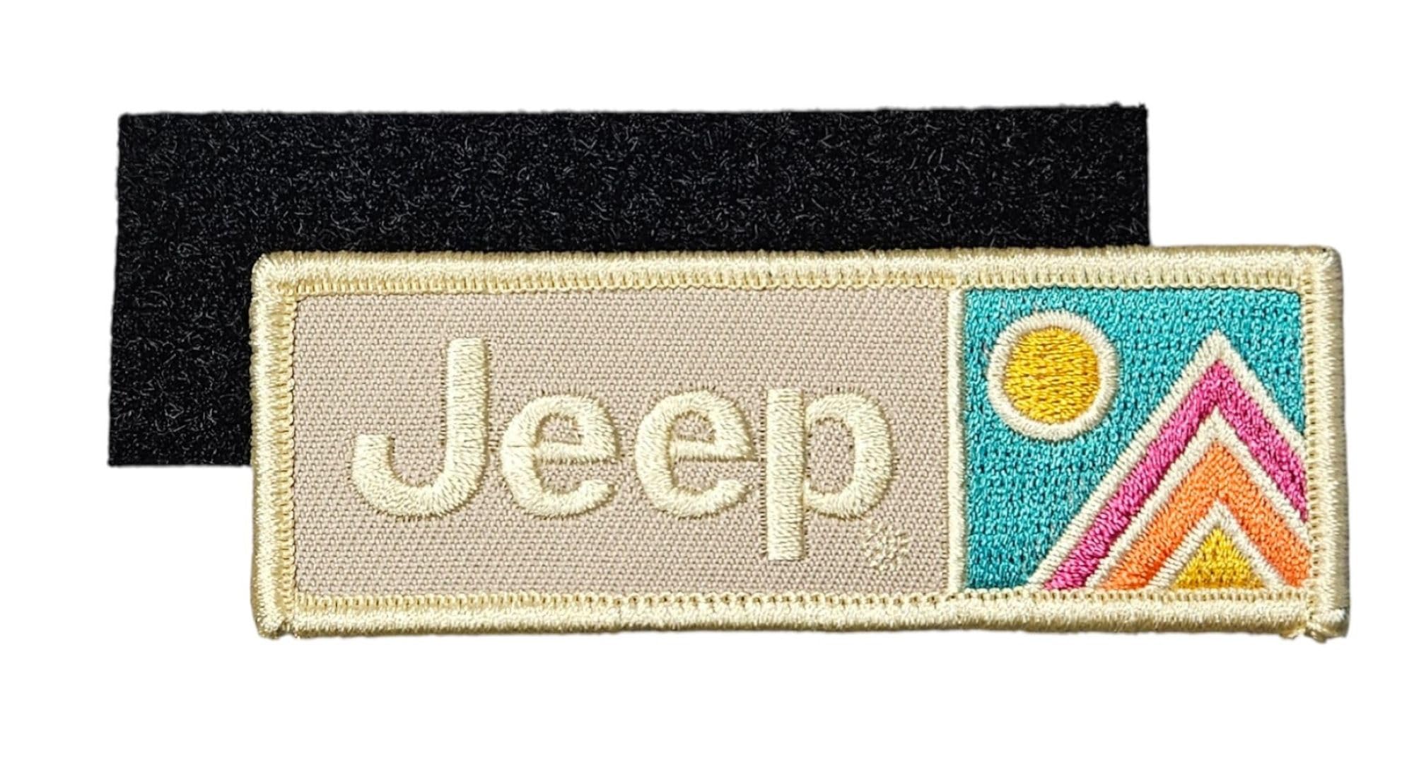 Amazon.co.jp: Jeep Peaks刺繍ワッペン | 3.5インチ x 1.1インチ
