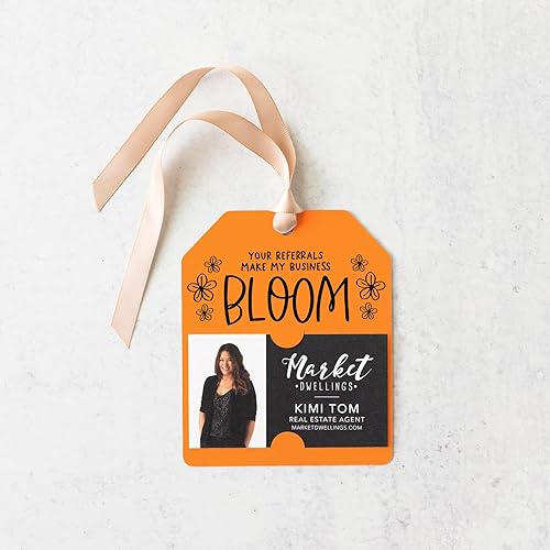 Miniatura 2 de "Your Referrals Make My Business Bloom" | Pop By Gift Tag | 56-GT001