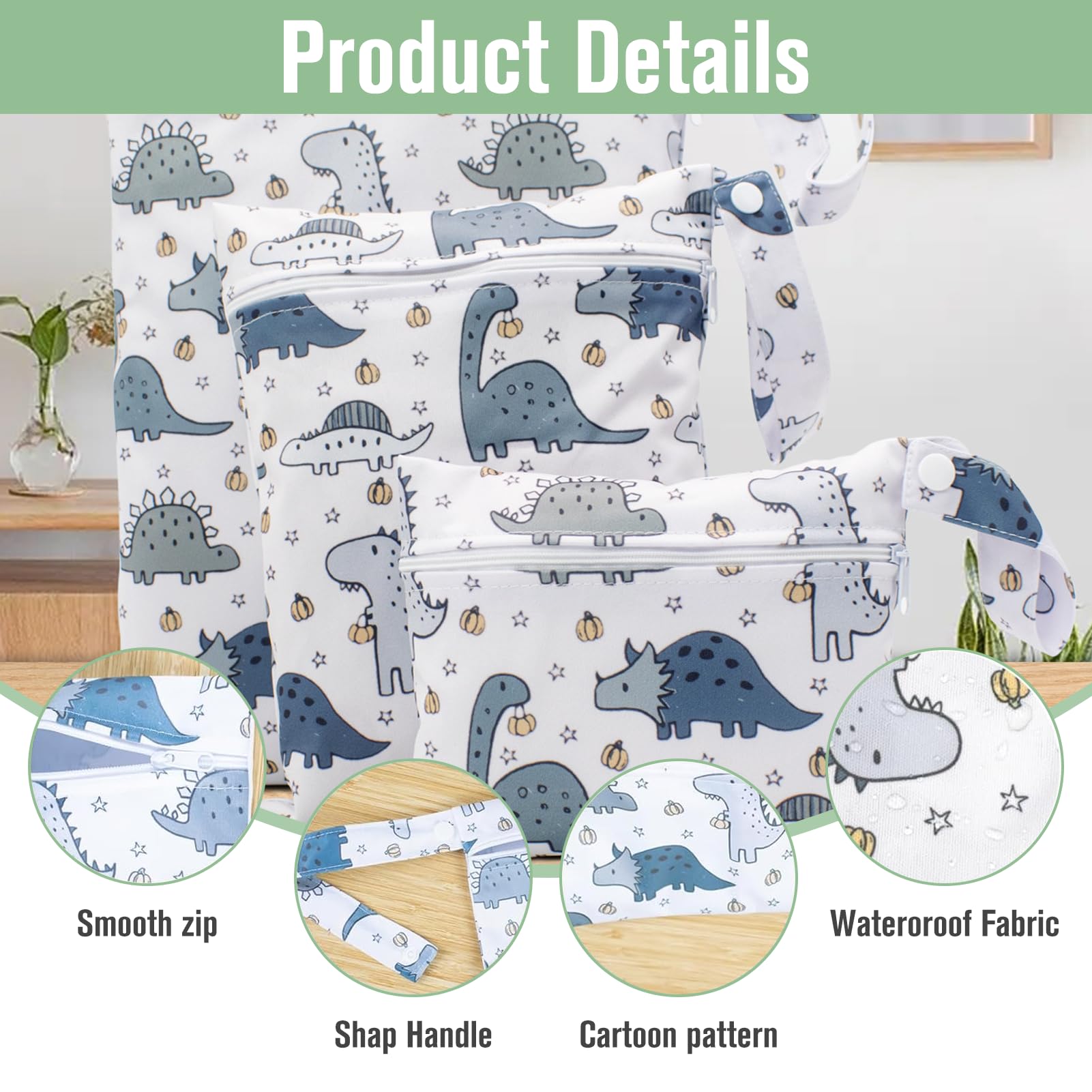 Lechisenop 3 Pcs Wet Bags - Image 3