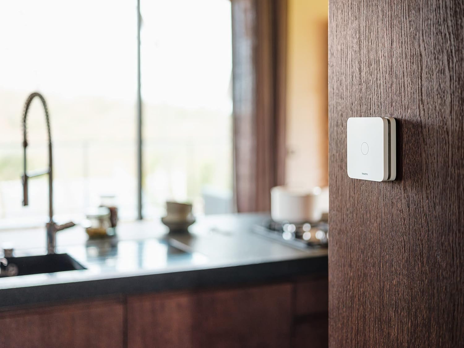 Netatmo UK NCO-UK - Alarma Inteligente de monóxido de Carbono, Color Blanco