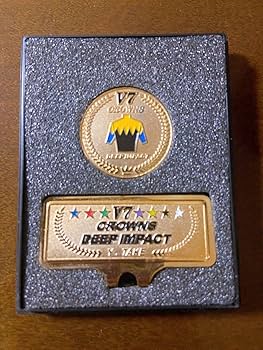 ②　競馬　JRA　◆　ディープインパクト　◆　ゴルフマーカー　◆三冠・五冠記念◆ Amazon.co.jp: ディープインパクト ゴルフマーカー 7冠 競馬 JRA