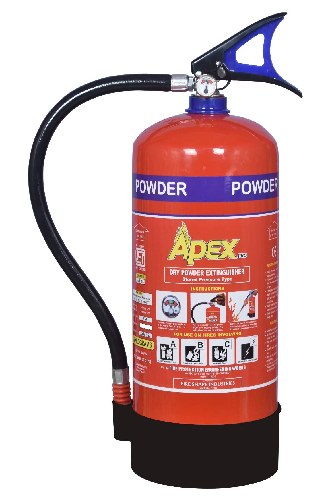Fire ABC Type 9 Kg Fire Extinguisher (Red) (9)-image-19