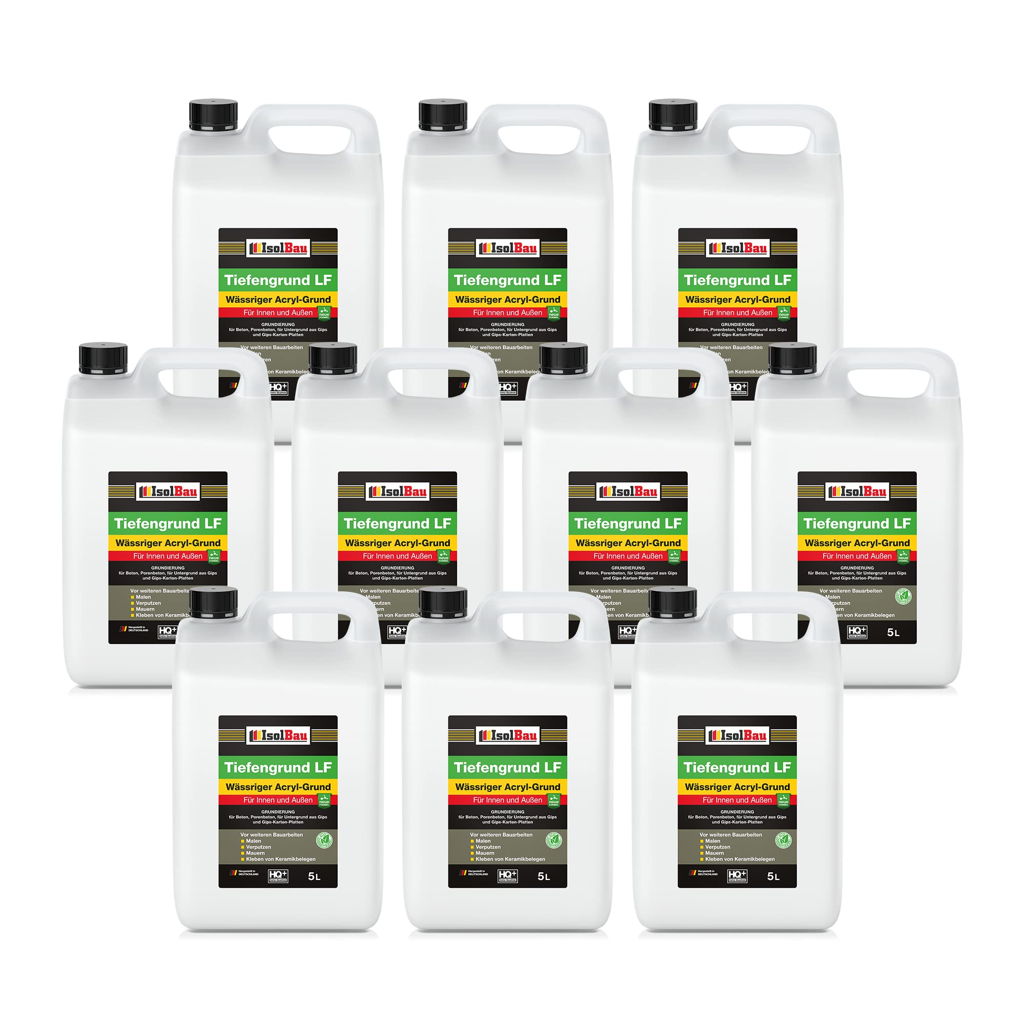 Isolbau Tiefengrund LF - 50 L Wässriger Acryl-Grund für Innen & Außen - Tiefgrund, Haftgrund für professionelle Grundierung