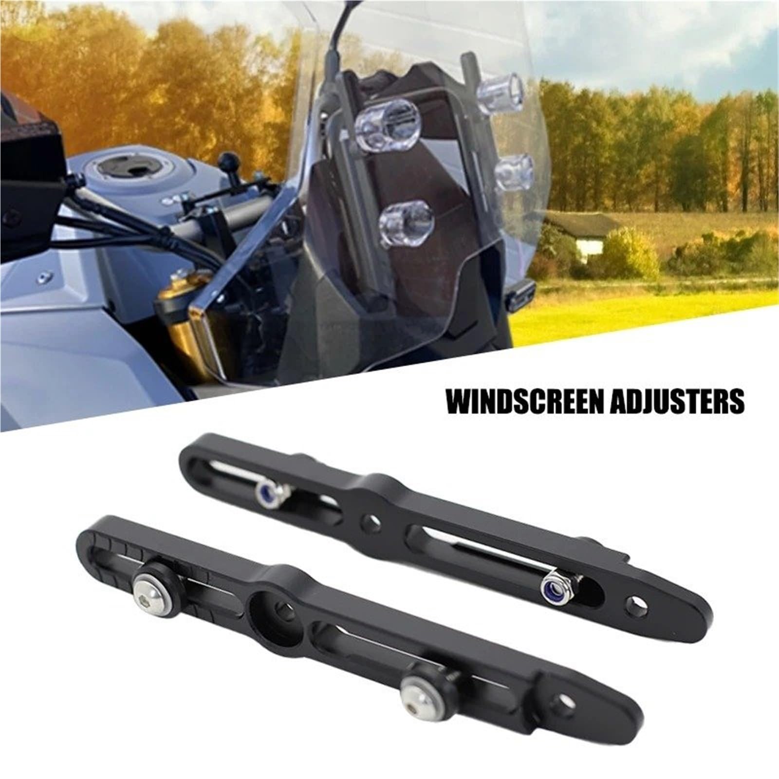 Manubrio Supporto Cellulare Supporto Per Parabrezza Regolabile Per Flusso D'aria Motociclette Regolatori Per Parabrezza Per Suzuki Per V-Strom 800DE DL800 DL 800 DE 2022-2024